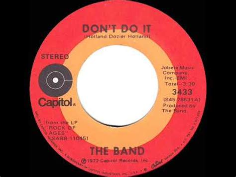 don't do it the band lyrics|dont do it song.